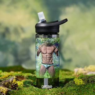 Bouteille D'eau SlipperyJoe's homme adulte très musclé torse nu