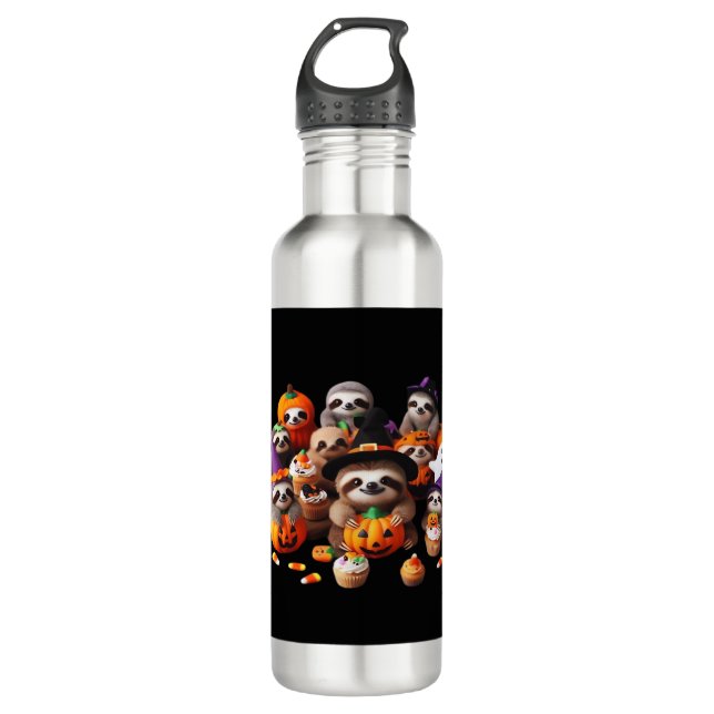Bouteille D'eau Sloth Belle paresse classique T-shirt (Devant)