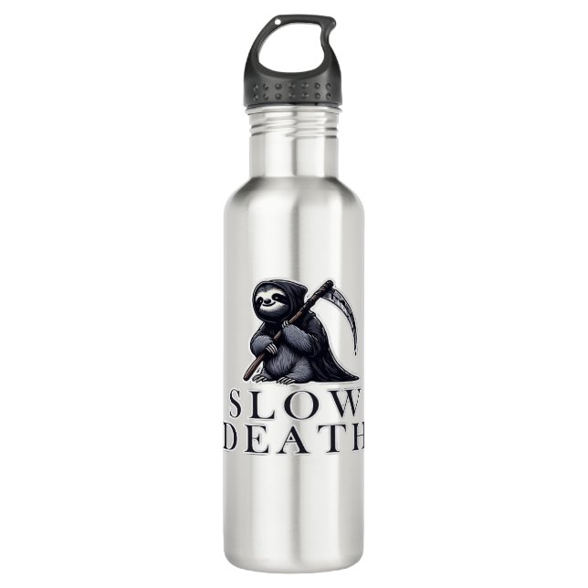 Bouteille D'eau Slow Death Essential T-Shirt (Devant)