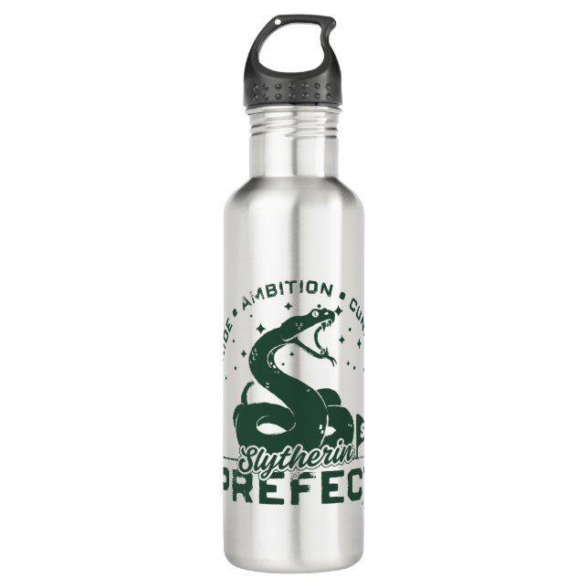 Bouteille D'eau SLYTHERIN™ - Badge Préfet (Devant)