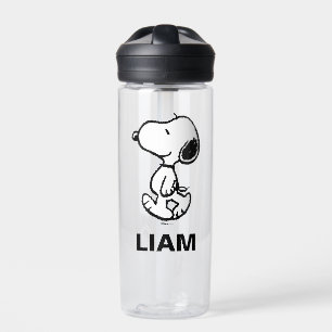 Bouteille D'eau Snoopy Classic Comics   Ajouter Votre Nom