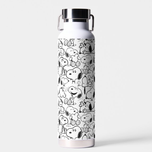 Bouteille D'eau Snoopy Smile Giggle Lauder Motif (Avant)