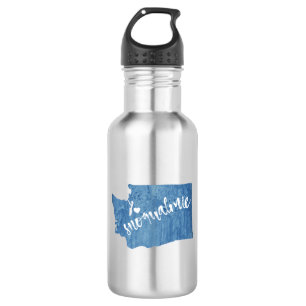 Bouteille D'eau Snoqualmie Washington Wood Grain