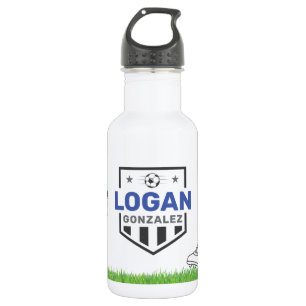 Bouteille D'eau Soccer Ball Clefs Sports Personnalisé