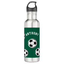 Soccer Green Personalised Kids Back to School