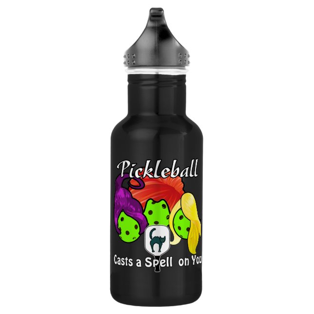 Bouteille D'eau Soeur de Pickleball sorcières Halloween (Droite)