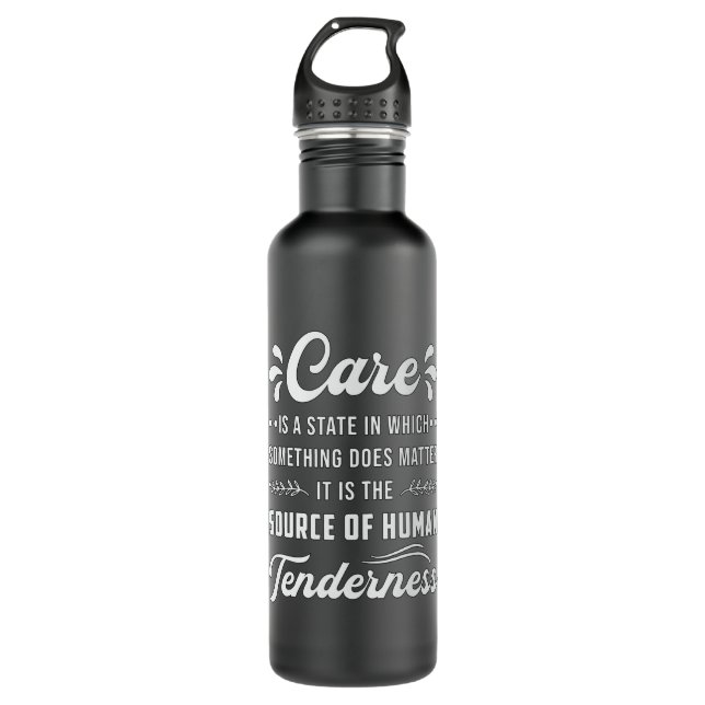 Bouteille D'eau Soins aidants de carrière Infirmière Infirmière Fu (Devant)