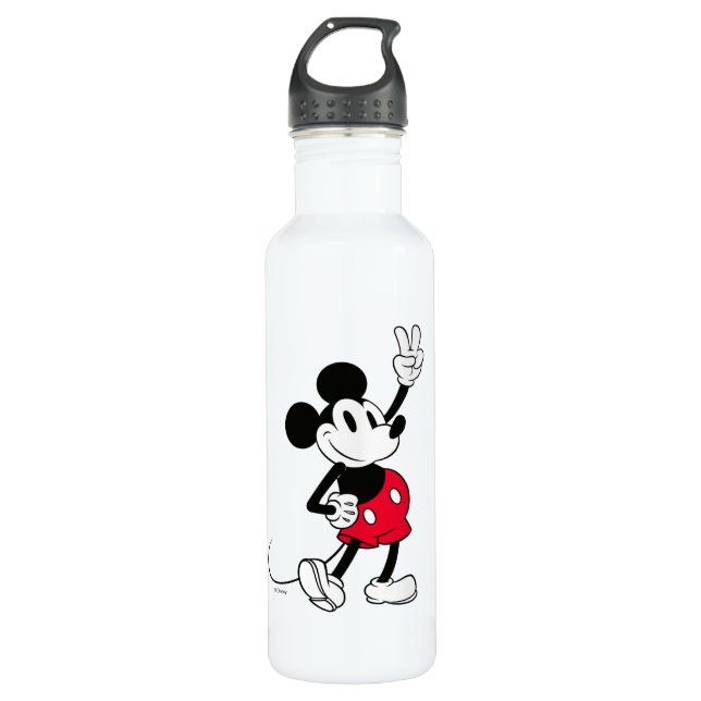 Bouteille D'eau Souris classique Mickey | Cool au-delà des années (Devant)