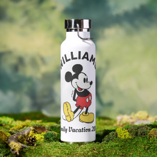 Bouteille D'eau Souris classique Mickey   Vacances en famille