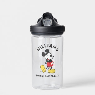 Bouteille D'eau Souris classique Mickey   Vacances en famille