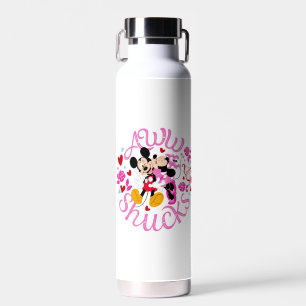 Bouteille D'eau Souris Mickey et Minnie Aww Schucks