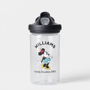 Bouteille D'eau Souris Minnie classique   Vacances en famille