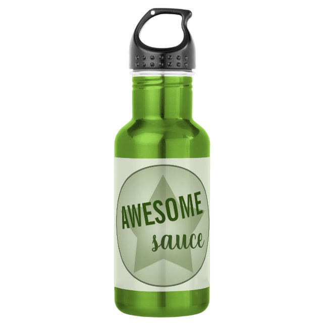 Bouteille D'eau Spécialité De La Sauce Awesome Humoristique Pastel (Devant)