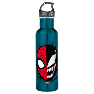 Bouteille D'eau Spider-Man   Homme-araignée double et visage de ve