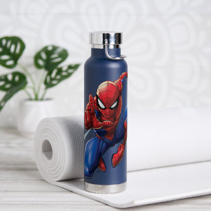 Bouteille D'eau Spider-Man   Leap de tir sur le Web