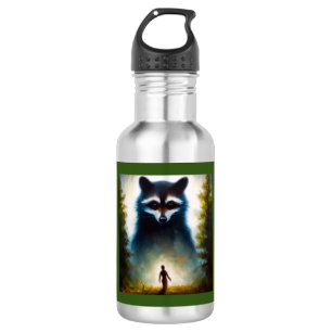 Bouteille D'eau Spirit Animal Raccoon 2