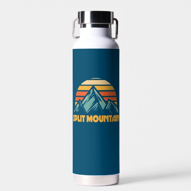 Bouteille D'eau Split Mountain California Retro Turquoise (Avant)