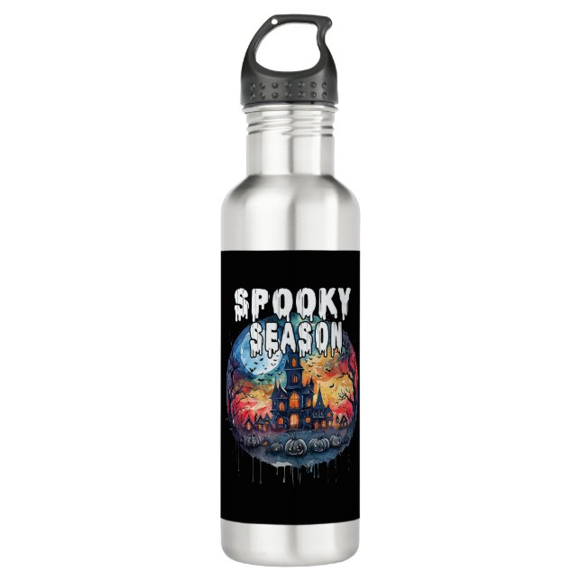 Bouteille D'eau Spooky Season Halloween (Devant)