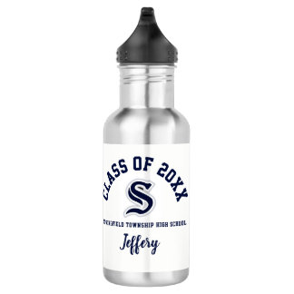 Bouteille d'eau Springfield Canton Lycée Logo