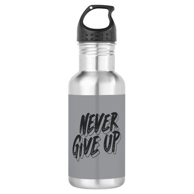 Bouteille D'eau Stainless Steel Water Bottle – Motivational Design (Devant)