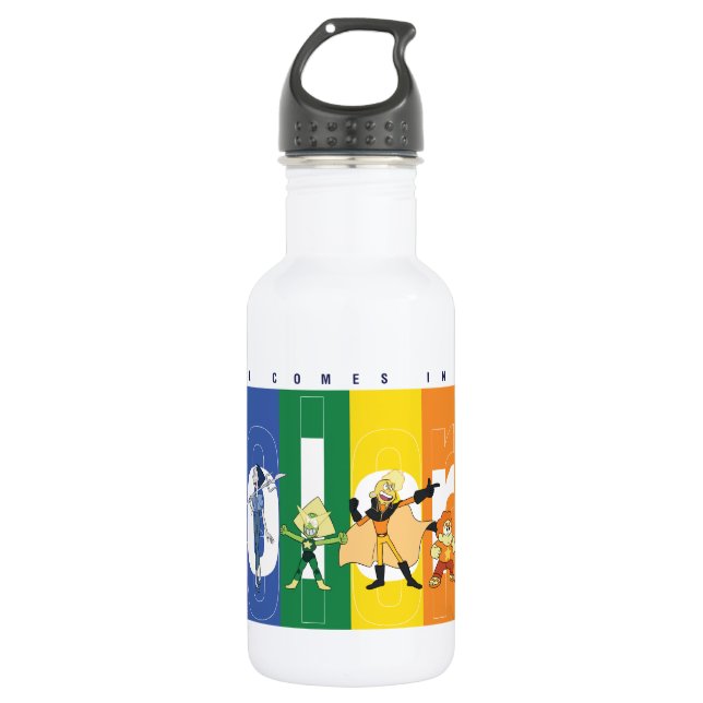 Bouteille D'eau Steven Universe - L'Amour Arrive Dans Toutes Les C (Devant)