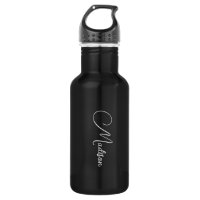 Style moderne Nom de script noir