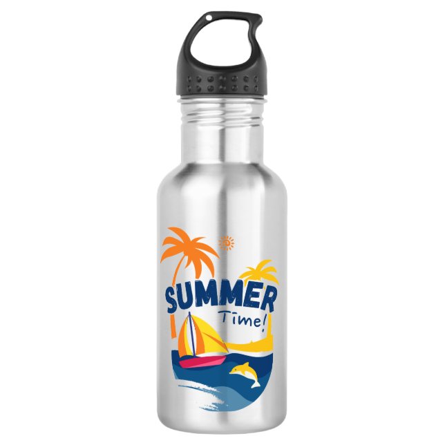 Bouteille D'eau Summer Time Water Bottle (Devant)