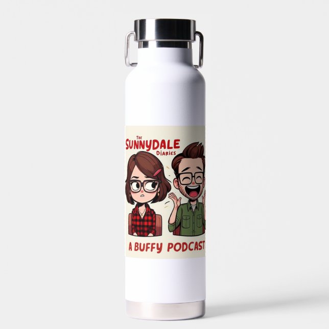 Bouteille D'eau Sunnydale Diaries Podcast Logo Bottle (Avant)