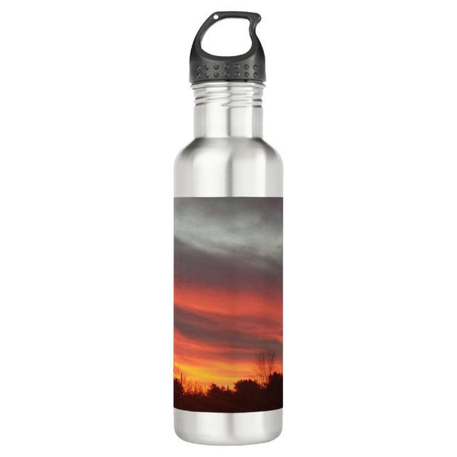Bouteille D'eau Sunset de la Nouvelle Angleterre (Devant)