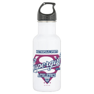Bouteille D'eau Supergirl Metropolis Sports Athletics Graphic
