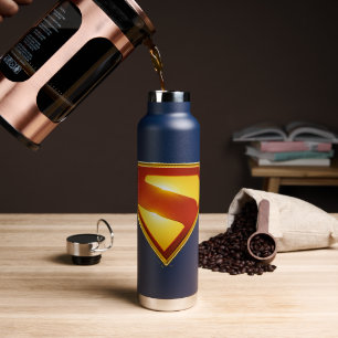 Bouteille D'eau Superman Golden S Shield brillance