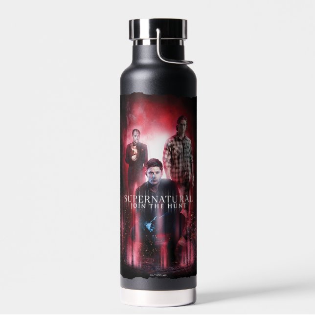 Bouteille D'eau Supernatural Crowley, Dean et Sam (Gauche)