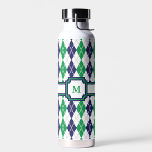 Bouteille D'eau Sur le Jacquard vert