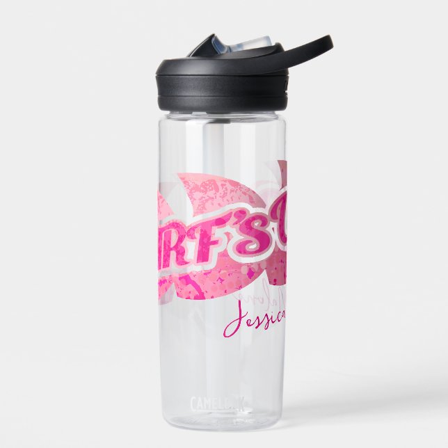 Bouteille D'eau Surf filles rose violet (Gauche)
