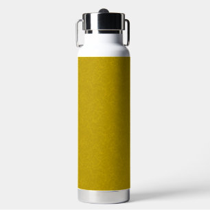 Bouteille D'eau Surface jaune texturée avec un motif tourbillonnan