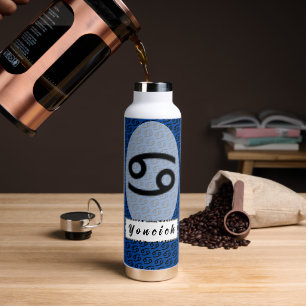 Bouteille D'eau Symbole du cancer Zodiaque Standard par Kenneth Yo