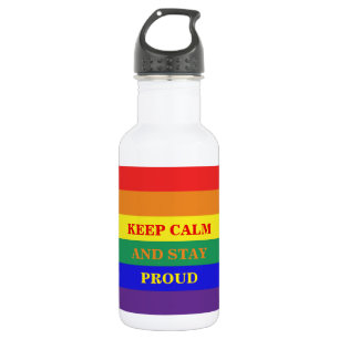 Bouteille D'eau Symbole du drapeau LGBT