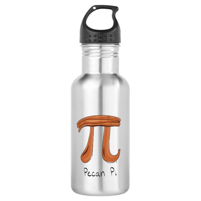 Bouteille D'eau Symbole Pecan Pi mignon Math enseignant cadeau (Devant)