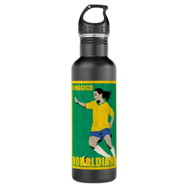 Bouteille D'eau T-shirt classique Ronaldinho (Devant)