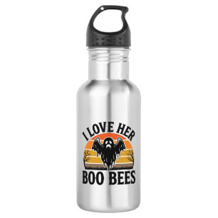 Bouteille D'eau T-shirt drôle de Halloween vintage pun abeille fan