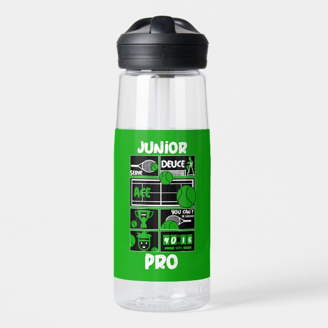 Bouteille D'eau T-shirt Junior Joueur de tennis (Avant)