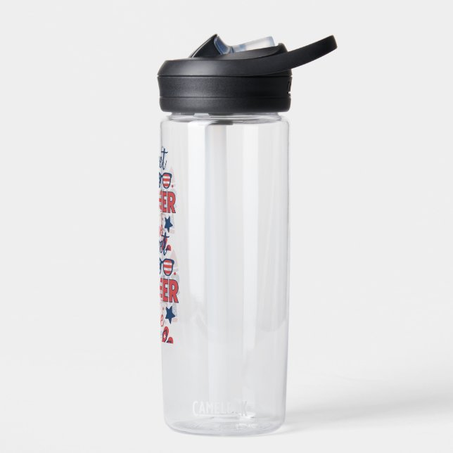 Bouteille D'eau T_shrit Land of the Free - American Spirit (Gauche)