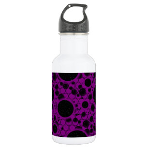 Bouteille D'eau Taches de bulle spatiale - Violet