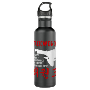 Bouteille D'eau Taekwondo Tenets Martial Arts