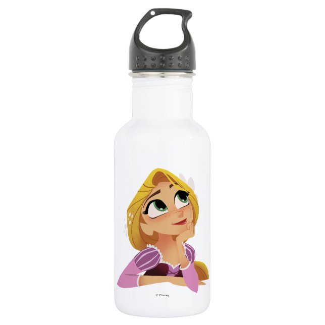 Bouteille D'eau Tangé| Rapunzel - N'abandonnez jamais vos rêves (Devant)