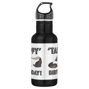 Bouteille D'eau Tappy Birthday Black White Tap Danse Enseignant Ch