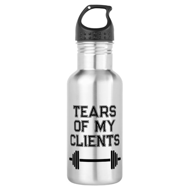 Bouteille D'eau Tears of My Clients Personal Trainer Canards Cadea (Devant)