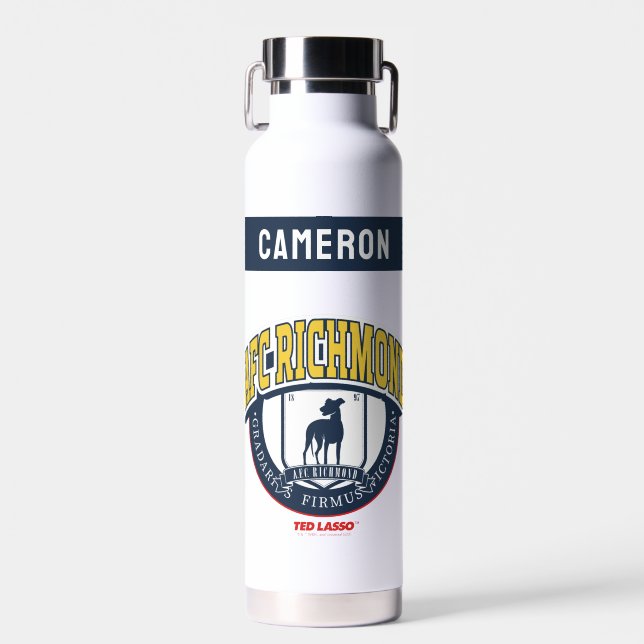 Bouteille D'eau Ted Lasso | AFC Richmond Athletic | Ajouter Votre  (Avant)