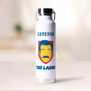 Bouteille D'eau Ted Lasso   Face Icon    Add Your Name