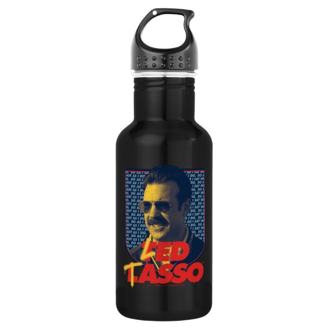 Bouteille D'eau Ted Lasso | Insigne Led Tasso (Devant)